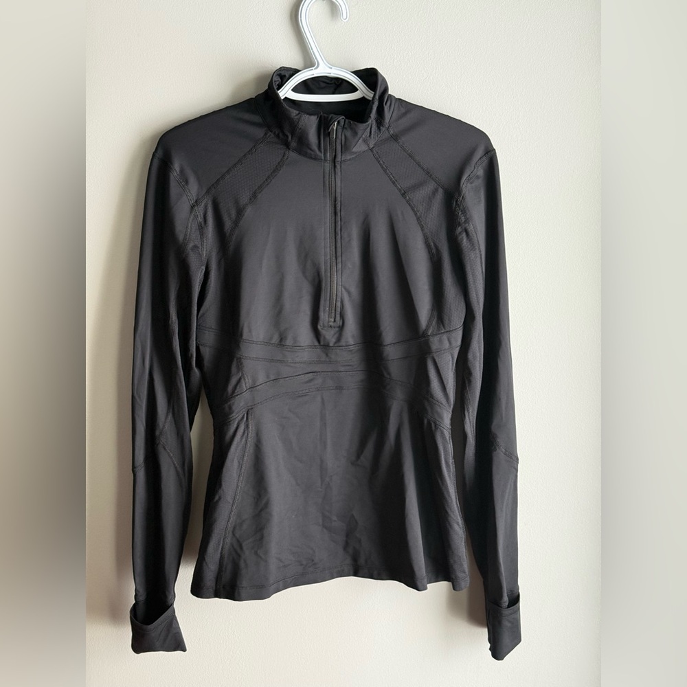 lululemon athletica long-sleeve quarter-zip 
pull over